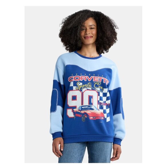 NWT Chevrolet Corvette Women’s Graphic Sweatshirt Size XXS - Picture 1 of 6